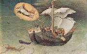 Gentile da Fabriano Quaratesi-Polyptychon, funf Predellatafeln mit Szenen aus dem Leben des Hl. Nikolaus von Bari oil painting